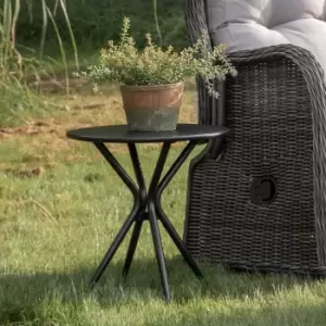 Image of Valence Round Side Table Brown