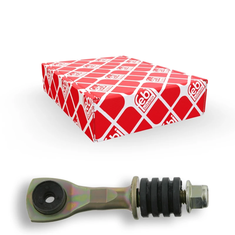 Image of FEBI BILSTEIN 23051 Anti-roll bar link OE Turbo NEW, Rear Axle Right Steel Link Stabiliser (3229)