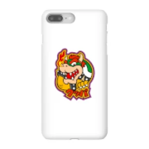Image of Nintendo Super Mario Bowser Kanji Phone Case - iPhone 8 Plus - Snap Case - Gloss