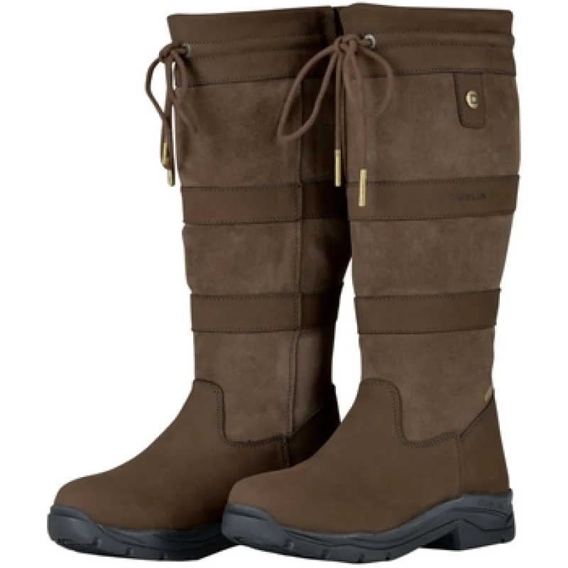 Image of Dublin River IV Leather Jodhpur Boots in Chocolate Size: 4 Chocolate Unisex 4