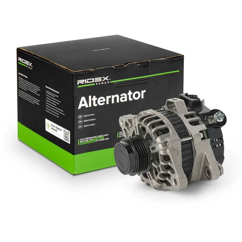Image of RIDEX REMAN 4G1551R Generator Alternator Charging Current: 70A, Voltage: 12V, with integrated regulator Alternator (4)