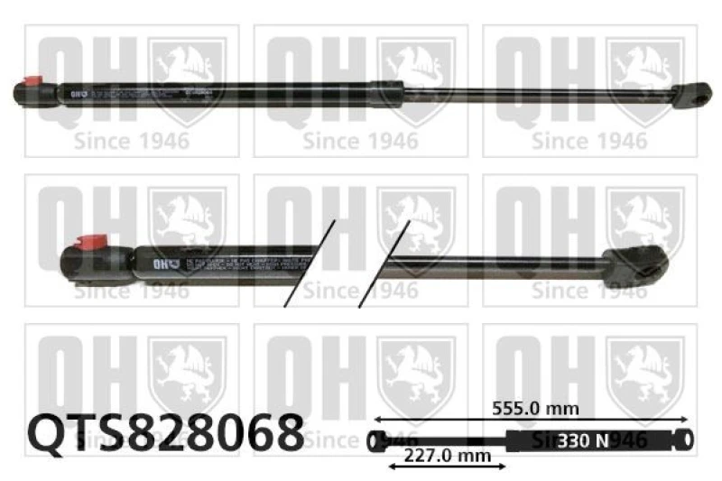 Image of QUINTON HAZELL Bonnet strut QUINTON HAZELL QTS828068