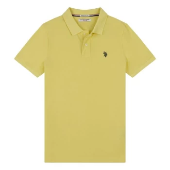 image of US Polo Assn Small Polo Shirt - Yellow