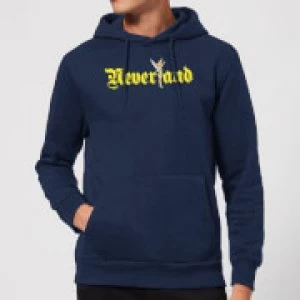 image of Disney Peter Pan Tinkerbell Neverland Hoodie - Navy - L