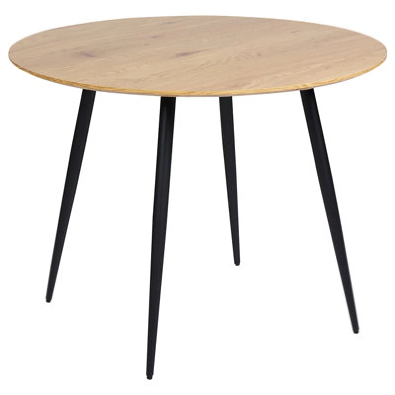 Image of Beliani Dining Table Bjorka Light Brown 100 Cm 100 Cm
