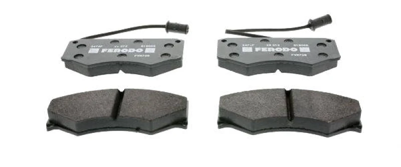 Image of FERODO FVR709 Brake pad set incl. wear warning contact, without accessories Brake Pad Set,disc brake (402)
