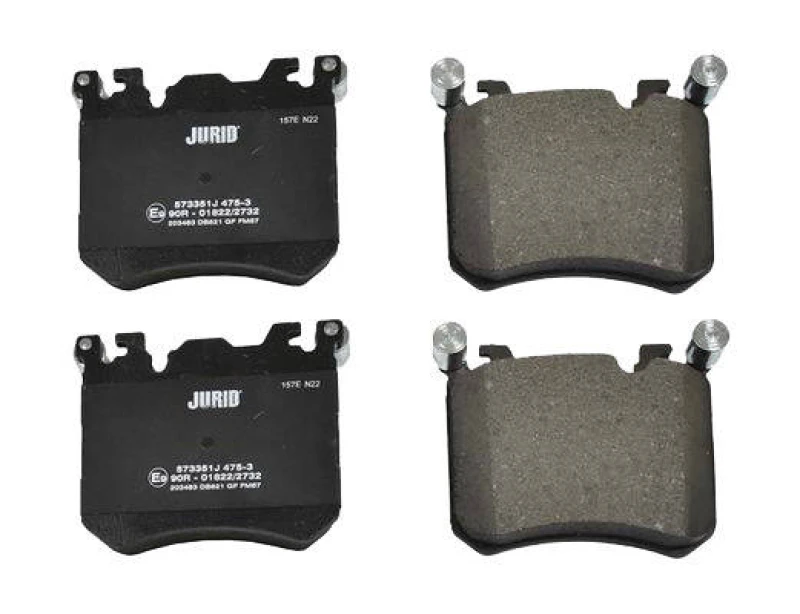 Image of JURID 573351J Brake pad set prepared for wear warning indicator, without accessories Brake Pad Set,disc brake (402)