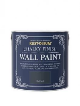 Image of Rust-Oleum Rust-Oleum Chalky Wall Paint Black Sand 2.5L