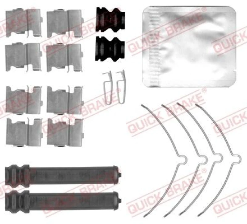 Image of QUICK BRAKE Brake pad fitting kit QUICK BRAKE 109-0169