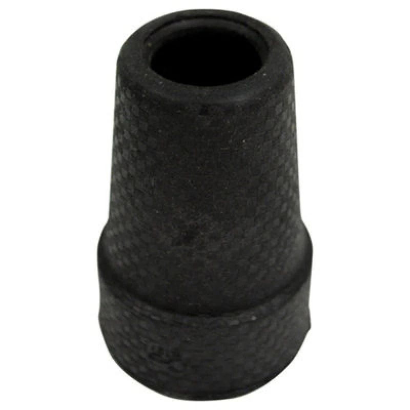 Image of Loops Deluxe Chequered Design Walking Stick Ferrule - 22mm - Anti Slip Design Multi