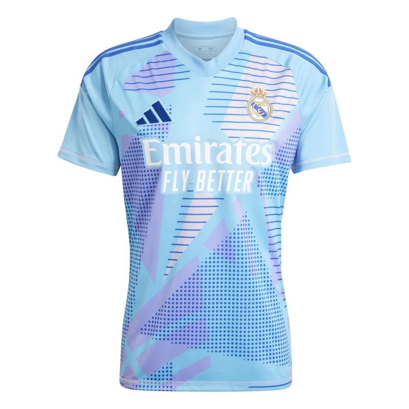 Image of adidas Real H Gk Jsy T-Shirt Mens Semi Blue Burst male S