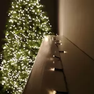 Image of 50 LED 5m Premier Christmas Outdoor 8 Function Battery Timer Lights in Warm White