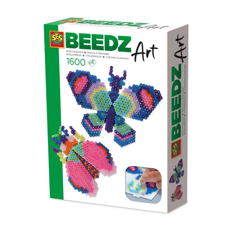 Image of SES Creative Beedz Art - Butterfly and beetle Multi unisex One Size