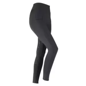 Image of Aubrion Ladies Hudson Riding Tights - Black