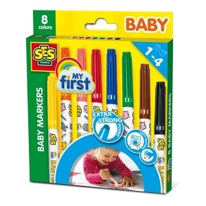 Image of SES Creative Childrens My First Baby Markers Set Activity Set