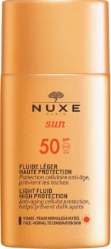 Nuxe Sun Light Fluid High Protection SPF50 50ml