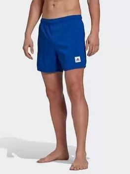 Image of adidas Solid Clx Sh Sl, Blue Size M Men