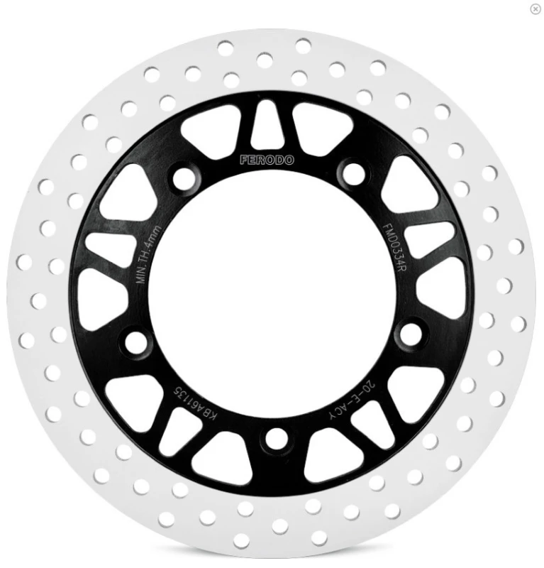 Image of FERODO FMD0334R Brake disc Brake Disc (82)