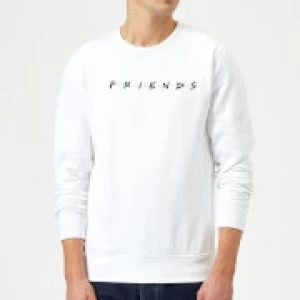 Image of Friends Logo Sweatshirt - White - L