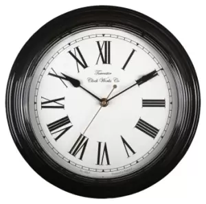 Image of Acctim Redbourn Vintage Black Quartz Clock
