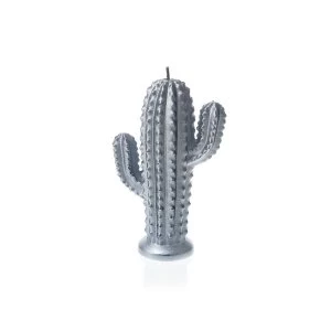 Image of Silver Small Cactus Candle