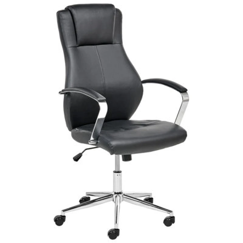 Image of Beliani Executive Chair Adept Faux Leather Black