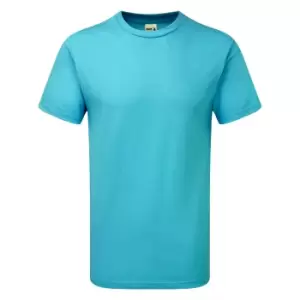 image of Gildan Mens Hammer Heavyweight T-Shirt (XXL) (Lagoon Blue)