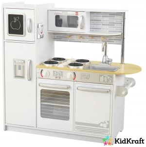 image of KidKraft Uptown Wooden Play Kitchen White