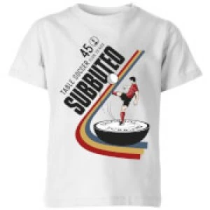 image of Subbuteo TABLE SOCCER 45 Kids T-Shirt - White - 11-12 Years