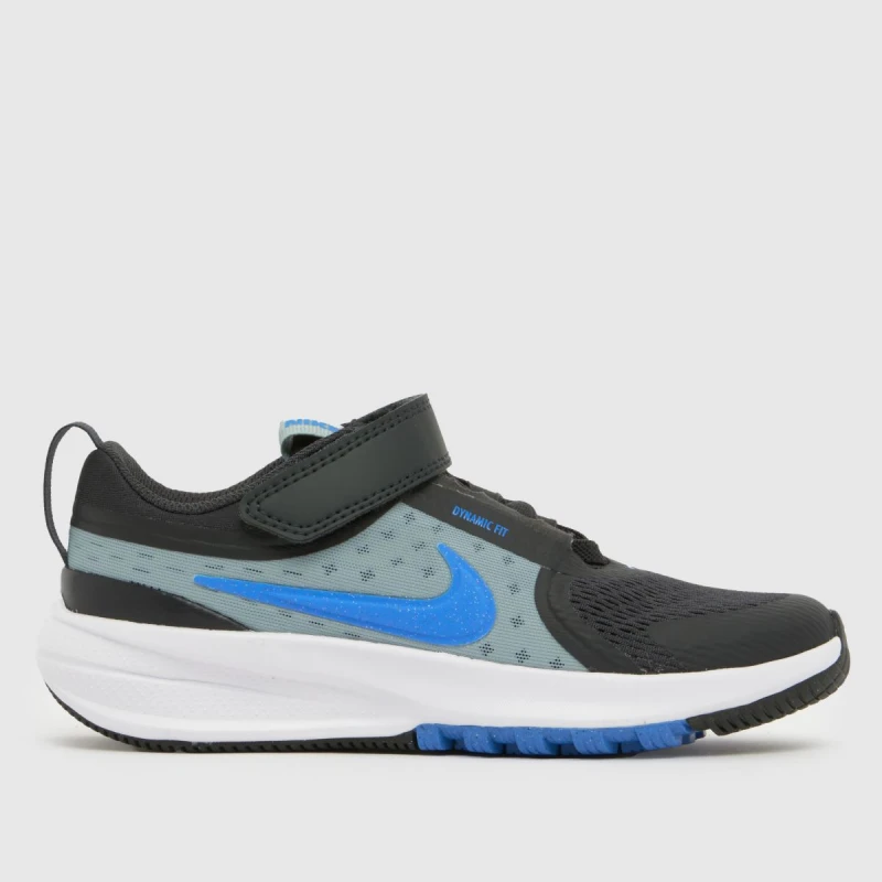 Image of Nike Grey Multi Star Runner 5 Boys Junior Trainers Grey Multi UK 13 (EU 31½)