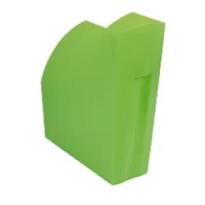 Image of Exacompta Magazine File Linicolor (Translucent), Apple Green, Pack of 3