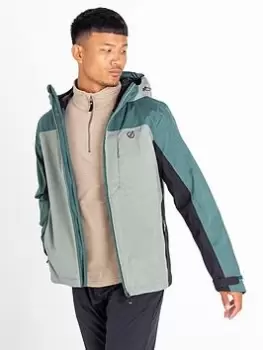 Image of Regatta Dare 2b Diluent Era Waterproof Hooded Jacket, Green Size M Men