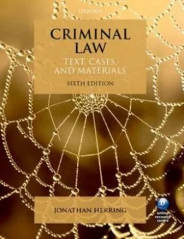 Image of Criminal Law by Jonathan Herring Paperback