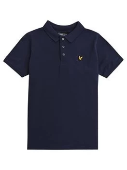 Image of Lyle & Scott Boys Classic Polo Shirt - Navy, Size 9-10 Years