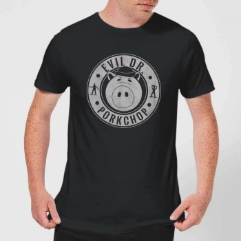 Image of Toy Story Dr Porkchop Mens T-Shirt - Black - 5XL