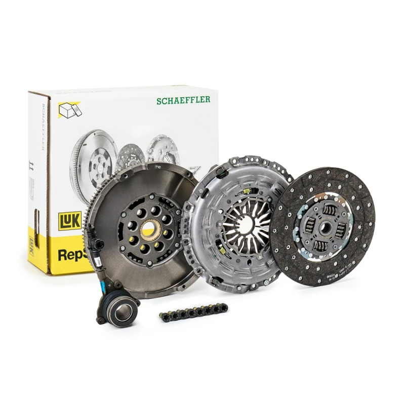 Image of LuK 600 0262 00 Clutch with central slave cylinder, Dual-mass flywheel with friction control plate Clutch Kit (479)
