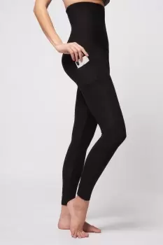 image of Extra Strong Compression Pocket Leggings with High Tummy Control