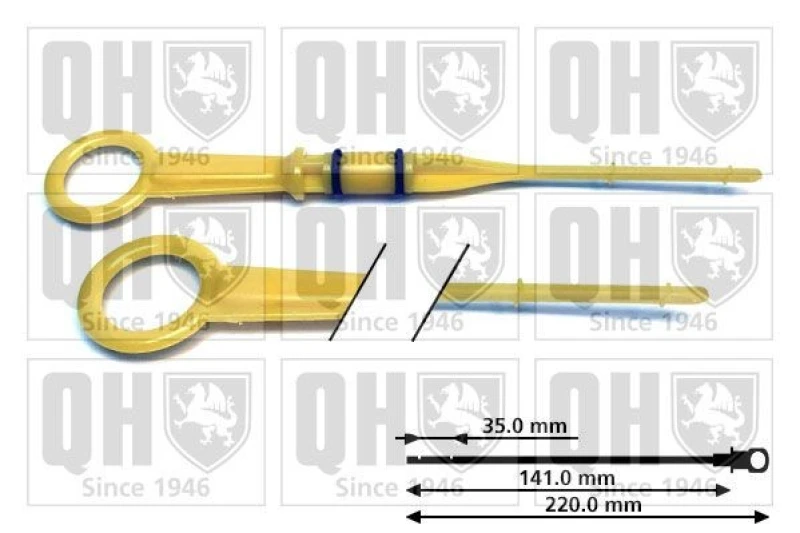 Image of QUINTON HAZELL Oil Dipstick QUINTON HAZELL QOD145
