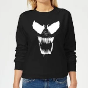 image of Venom Bare Teeth Womens Sweatshirt - Black