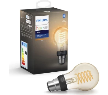 Image of PHILIPS HUE Filament Bluetooth A60 LED Bulb - B22