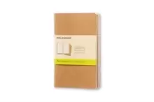 Image of Moleskine Plain Cahier - Kraft Cover (3 Set)