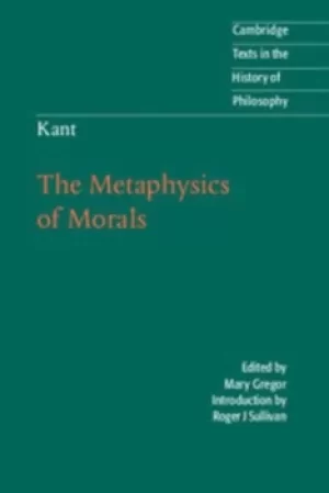 Image of The metaphysics of morals by Immanuel Kant
