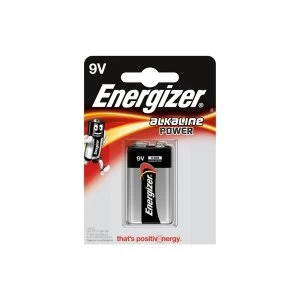 Image of Energizer Alkaline Power Battery 9V