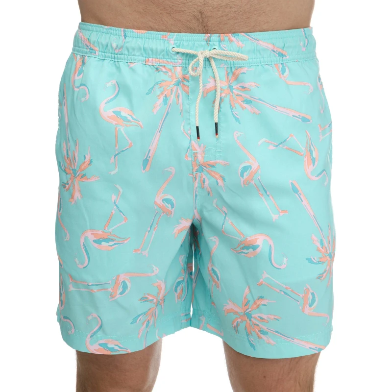 Image of DOCKERS 7" Swim Shorts - Blue Blue S