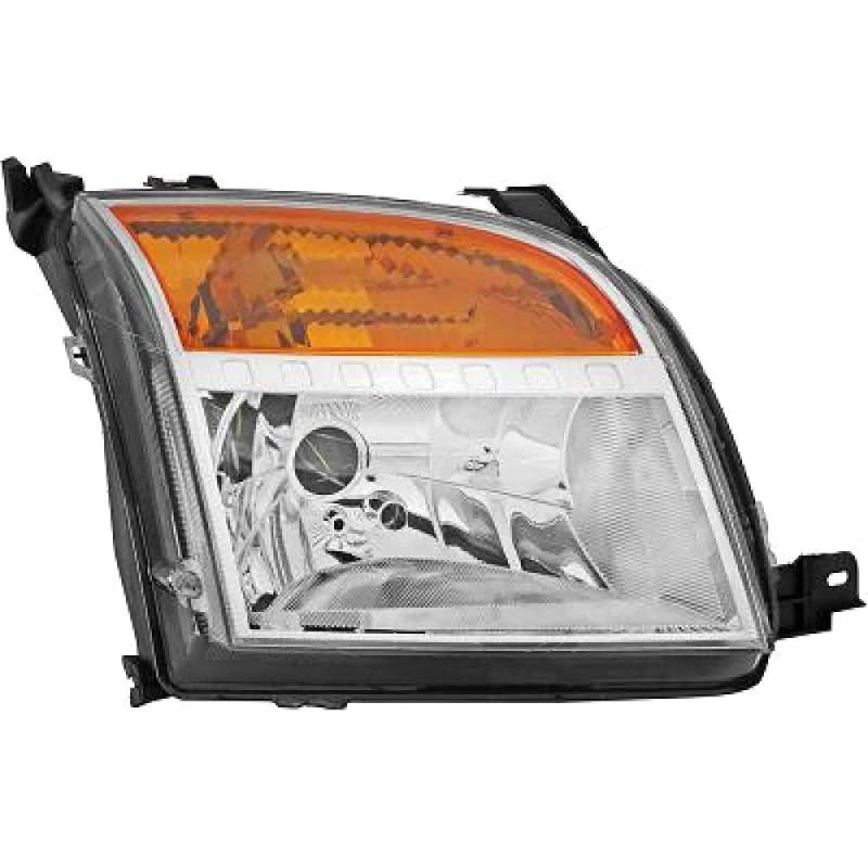 Image of DIEDERICHS 1475086 Headlights H4, Right, with motor for headlamp levelling Headlight (259)