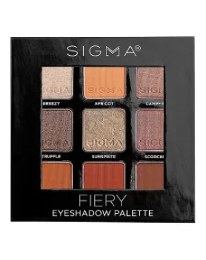 image of Sigma Fiery Eyeshadow Palette