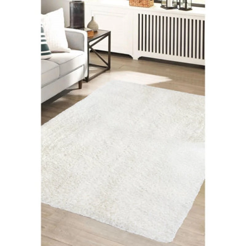 Image of Homemaker Snug Plain Shaggy Cosy Rug Ivory - Homemaker - Size: 120X170 Ivory 120X170 ND76510