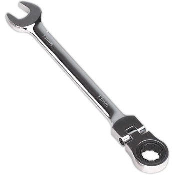 Image of Sealey Flexible Head Ratchet Combination Spanner Metric 13mm