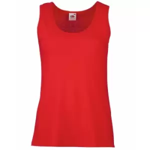 Image of Fruit Of The Loom Ladies/Womens Lady-Fit Valueweight Vest (2XL) (Red)