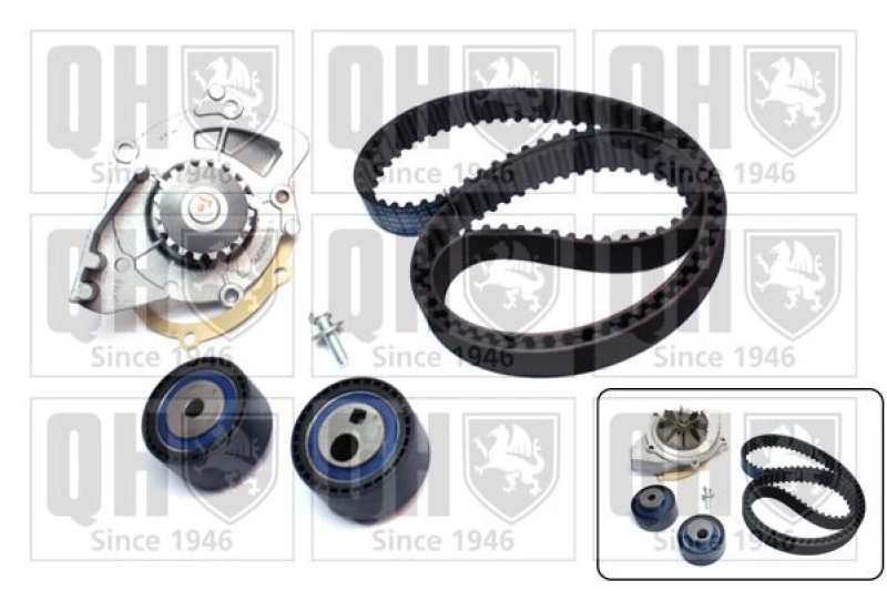 Image of QUINTON HAZELL Water pump and timing belt kit QUINTON HAZELL QBPK7520